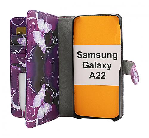 CoverinSkimblocker XL Magnet Designwallet Samsung Galaxy A22 (SM-A225F/DS)