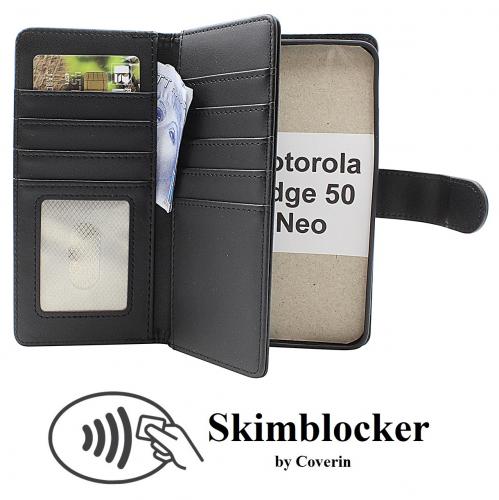 CoverinSkimblocker Motorola Edge 50 Neo XL Magnet Plnboksfodral