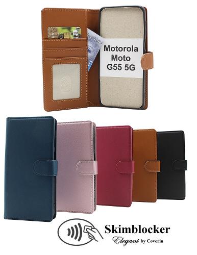 CoverinSkimblocker Motorola Moto G55 5G Plnboksfodral