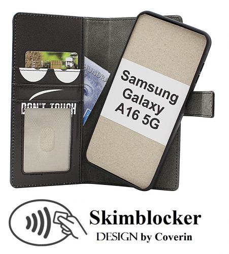 CoverinSkimblocker Samsung Galaxy A16 / A16 5G Magnet Plnboksfodral Design