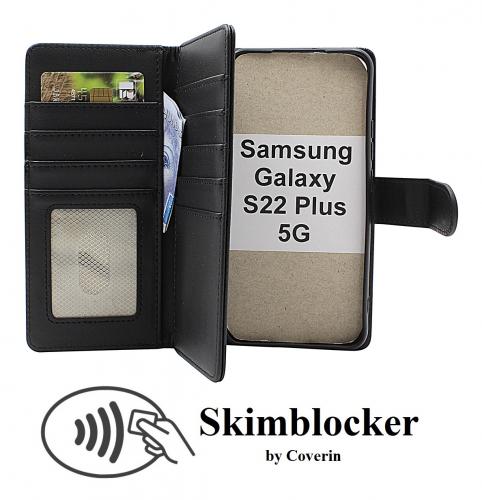 CoverinSkimblocker Samsung Galaxy S22 Plus 5G XL Plnboksfodral