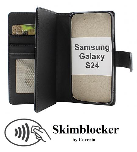 CoverinSkimblocker Samsung Galaxy S24 5G XL Magnet Plnboksfodral