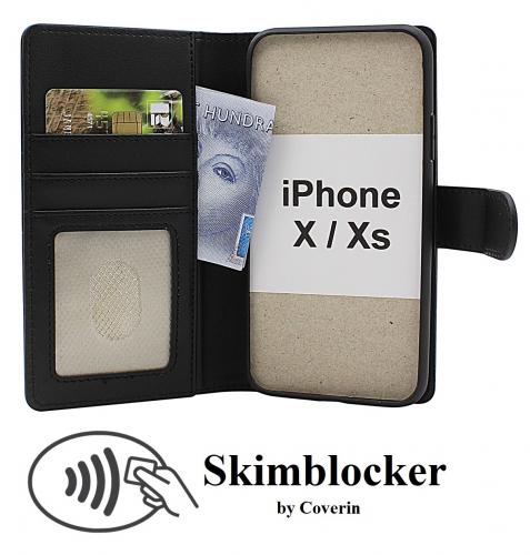 CoverinSkimblocker iPhone X/Xs Magnet Plnboksfodral