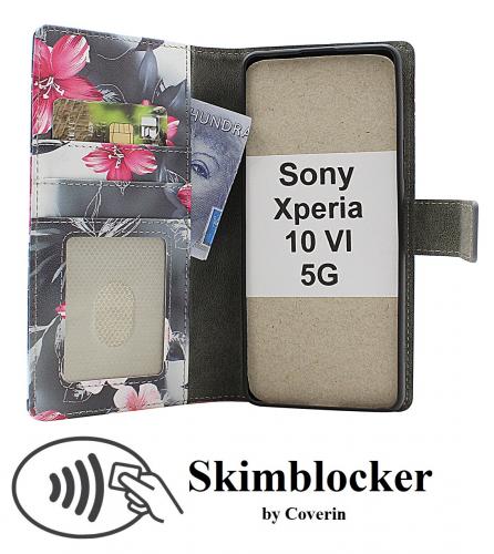 CoverinSkimblocker Sony Xperia 10 VI 5G Magnet Plnboksfodral Design