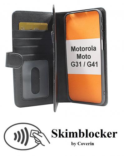 CoverinSkimblocker XL Wallet Motorola Moto G31/G41