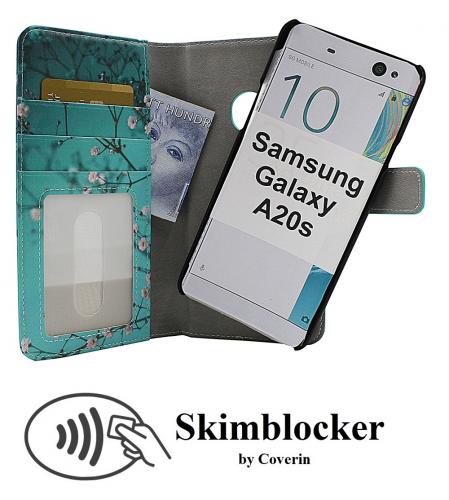 CoverinSkimblocker Magnet Designwallet Samsung Galaxy A20s (A207F/DS)