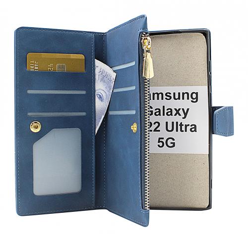 billigamobilskydd.seXL Standcase Lyxfodral Samsung Galaxy S22 Ultra 5G