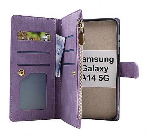 billigamobilskydd.seXL Standcase Lyxfodral Samsung Galaxy A14 4G / 5G