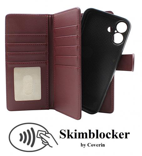 CoverinSkimblocker iPhone 16 Plus XL Magnet Plnboksfodral