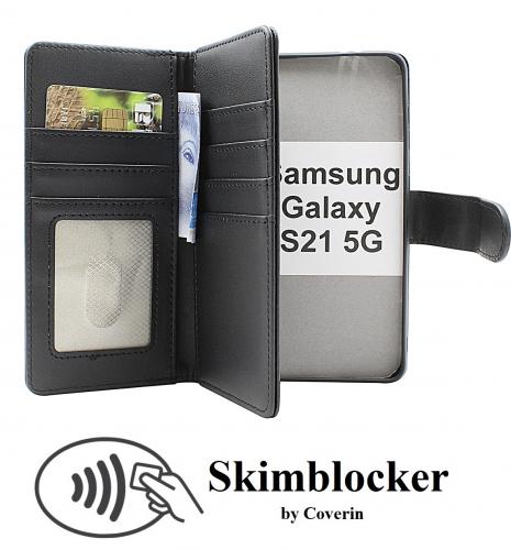 CoverinSkimblocker Samsung Galaxy S21 5G XL Plnboksfodral