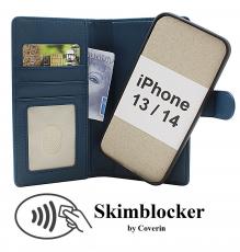 CoverinSkimblocker iPhone 13 / 14 Magnet Plånboksfodral