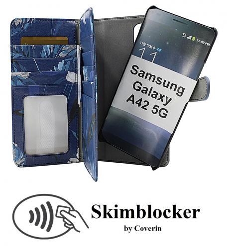 CoverinSkimblocker XL Magnet Designwallet Samsung Galaxy A42 5G