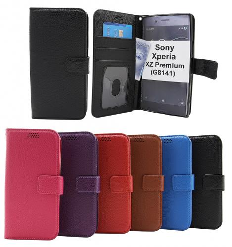 billigamobilskydd.seNew Standcase Wallet Sony Xperia XZ Premium (G8141)