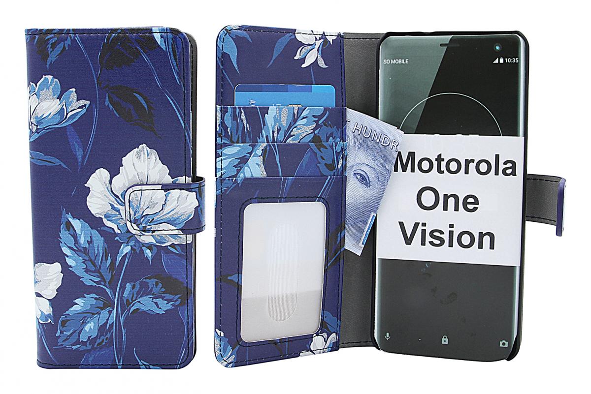 CoverInSkimblocker Magnet Designwallet Motorola One Vision