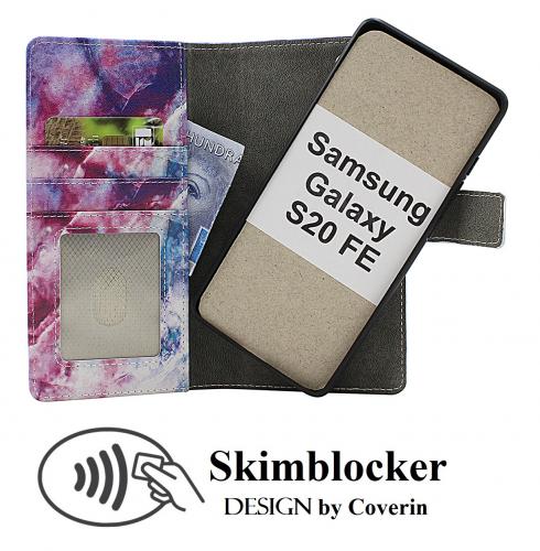 CoverinSkimblocker Samsung Galaxy S20 FE / S20 FE 5G Magnet Plnboksfodral Design