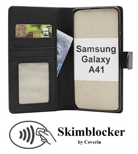 CoverinSkimblocker Samsung Galaxy A41 Plnboksfodral