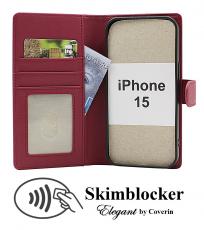 CoverinSkimblocker iPhone 15 Plånboksfodral