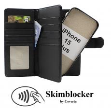 CoverinSkimblocker iPhone 15 Plus XL Magnet Plånboksfodral