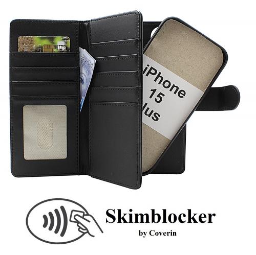 CoverinSkimblocker iPhone 15 Plus XL Magnet Plnboksfodral