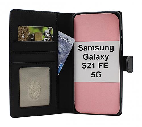 CoverinSkimblocker Samsung Galaxy S21 FE 5G Plnboksfodral