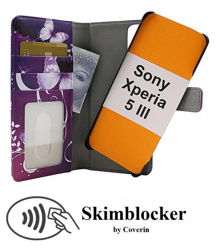 CoverinSkimblocker Magnet Designwallet Sony Xperia 5 III (XQ-BQ52)