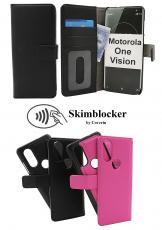 CoverinSkimblocker Magnet Fodral Motorola One Vision