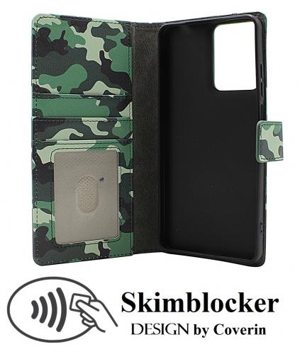 CoverinSkimblocker Motorola Moto E14 Plnboksfodral Design