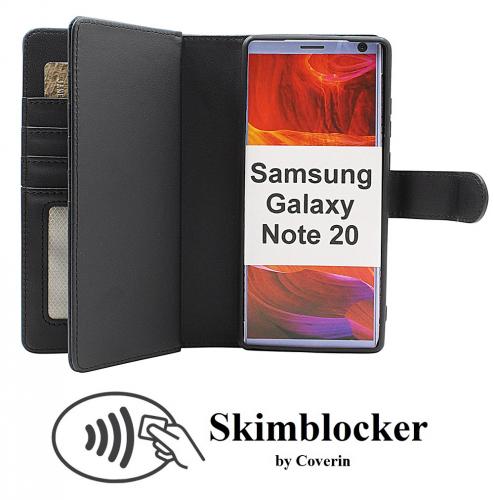 CoverinSkimblocker Samsung Galaxy Note 20 5G XL Magnet Plnboksfodral