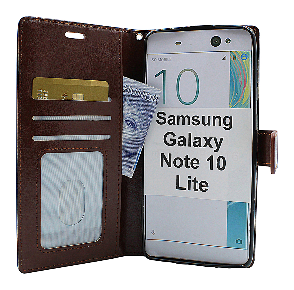 Crazy Horse Wallet Samsung Galaxy Note 10 Lite