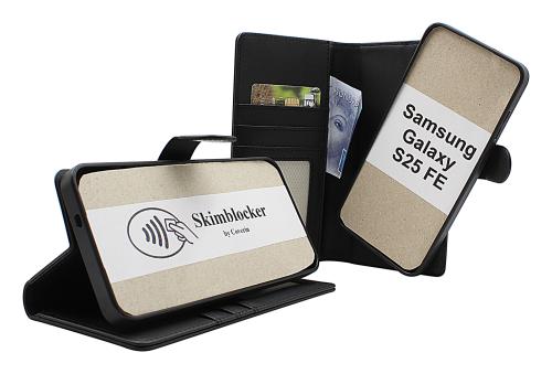 Skimblocker Samsung Galaxy S25 FE Magnet Plånboksfodral