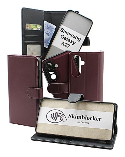 Skimblocker Samsung Galaxy A27 Magnet Plånboksfodral