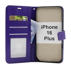 Crazy Horse iPhone 16 Plus Plånboksfodral