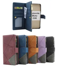 XL Motorola Moto G56 Lyx Plånboksfodral