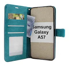 Crazy Horse Samsung Galaxy A57 5G Pl&aring;nboksfodral