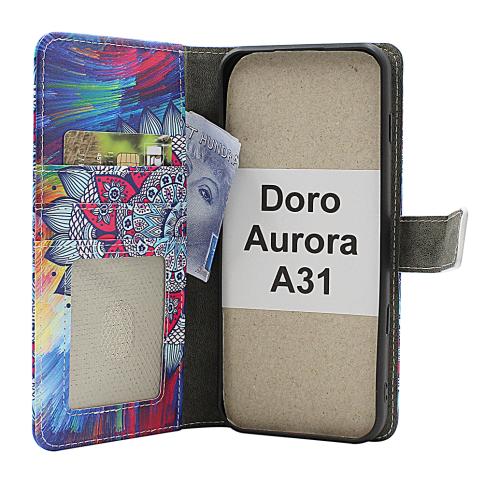 Skimblocker Doro Aurora A31 Magnet Plånboksfodral Design