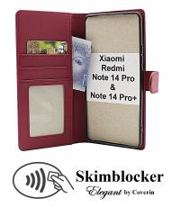 Skimblocker Xiaomi Redmi Note 14 Pro / 14 Pro+ Plånboksfodral