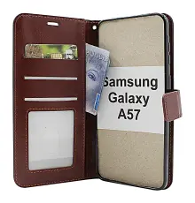 Crazy Horse Samsung Galaxy A57 5G Pl&aring;nboksfodral