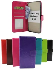 Crazy Horse Samsung Galaxy A57 5G Pl&aring;nboksfodral