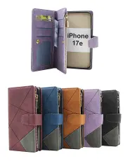 XL iPhone 17e Lyx Pl&aring;nboksfodral