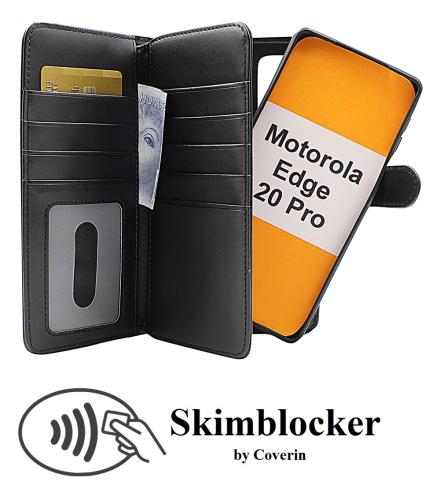 CoverinSkimblocker XL Magnet Fodral Motorola Edge 20 Pro