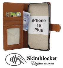 Skimblocker iPhone 16 Plus Pl&aring;nboksfodral