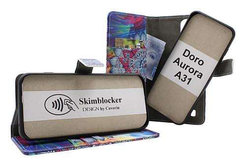 Skimblocker Doro Aurora A31 Magnet Plånboksfodral Design