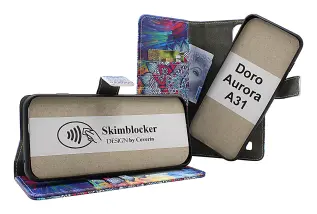 Skimblocker Doro Aurora A31 Magnet Plånboksfodral Design