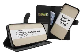 Skimblocker Xiaomi Redmi 15 5G Magnet Pl&aring;nboksfodral