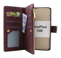 XL OnePlus 15R Lyx Pl&aring;nboksfodral