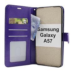 Crazy Horse Samsung Galaxy A57 5G Pl&aring;nboksfodral