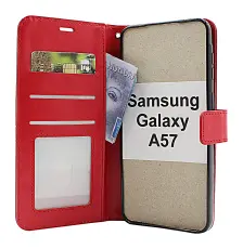 Crazy Horse Samsung Galaxy A57 5G Pl&aring;nboksfodral
