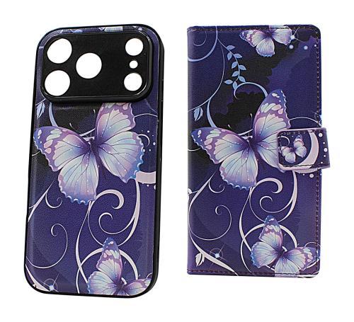 Skimblocker iPhone 17 Pro Magnet Plånboksfodral Design