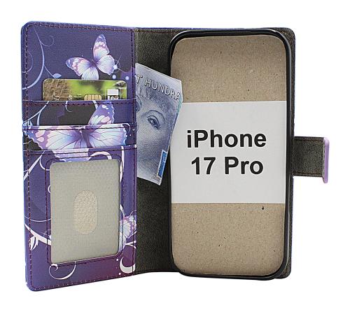 Skimblocker iPhone 17 Pro Magnet Plånboksfodral Design