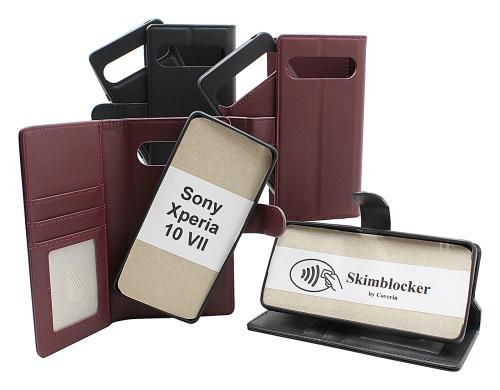 Skimblocker Sony Xperia 10 VII Magnet Plånboksfodral